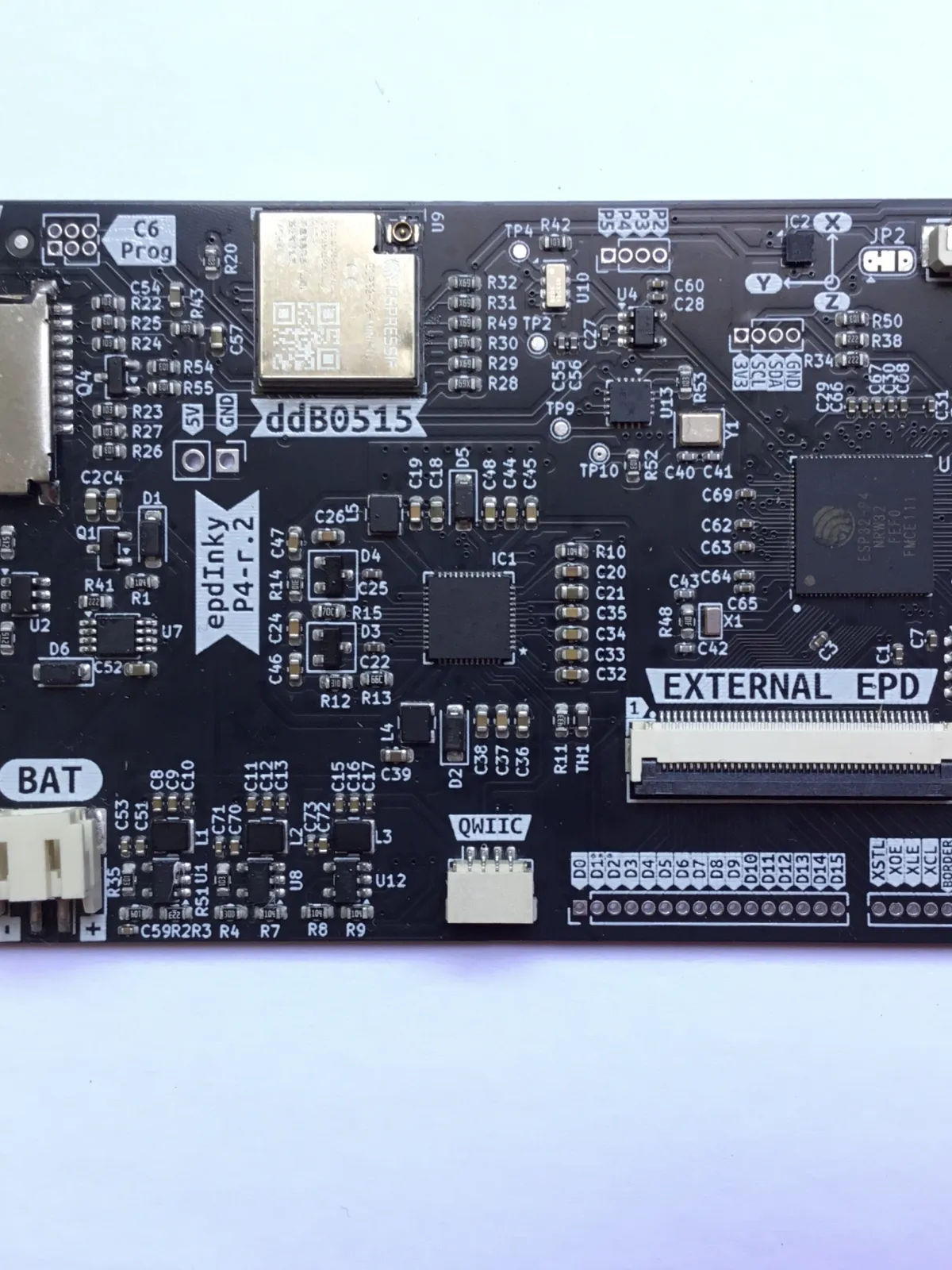 epdInky the ESP32-P4 eink driver